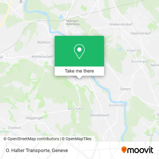 O. Halter Transporte map