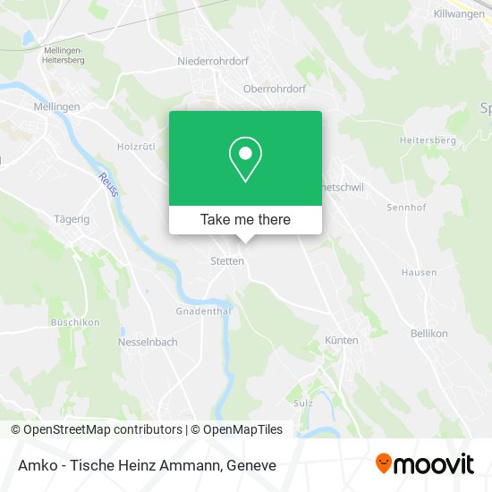 Amko - Tische Heinz Ammann map