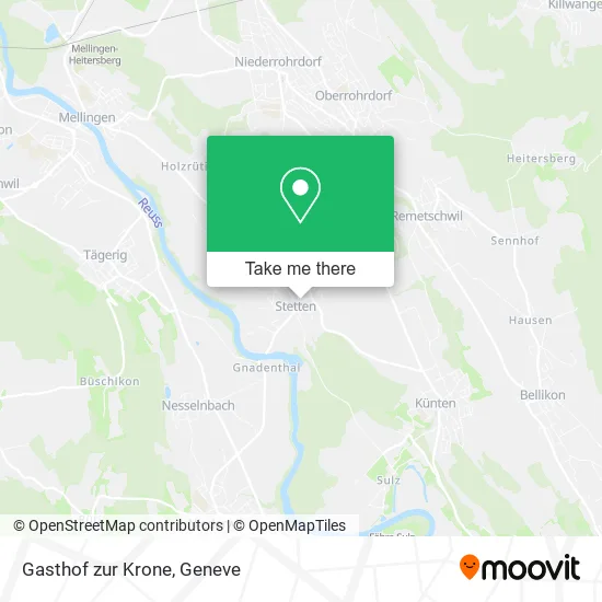 Gasthof zur Krone map