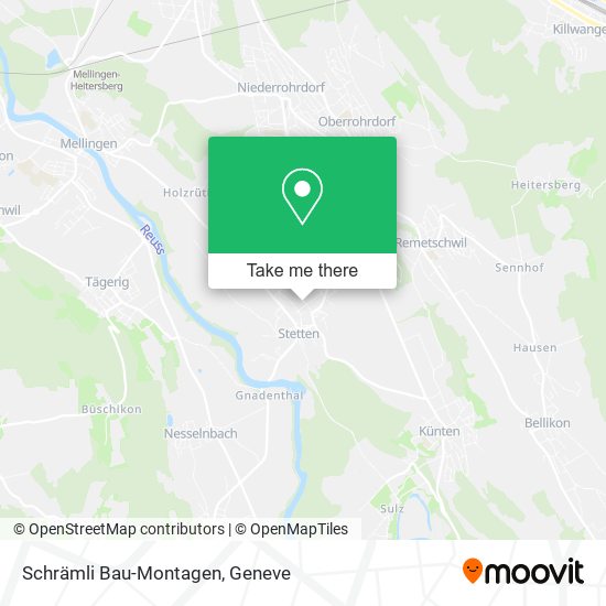 Schrämli Bau-Montagen map