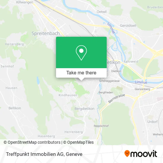 Treffpunkt Immobilien AG map