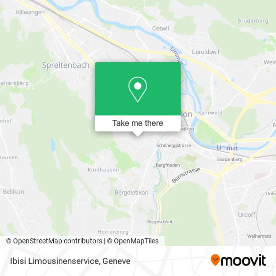 Ibisi Limousinenservice map