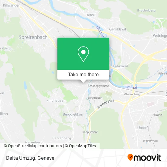 Delta Umzug map
