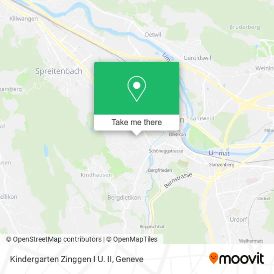 Kindergarten Zinggen I U. II map