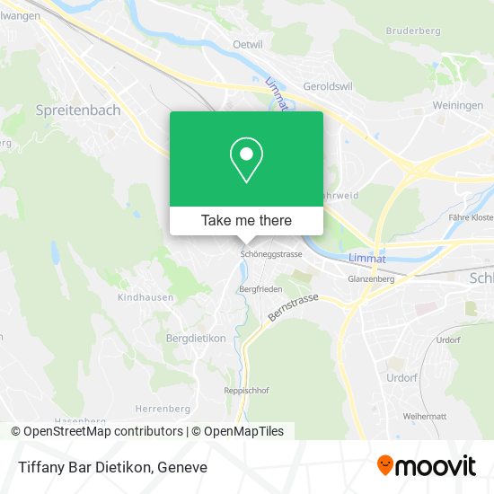 Tiffany Bar Dietikon map