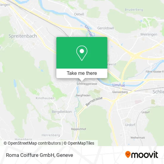 Roma Coiffure GmbH map