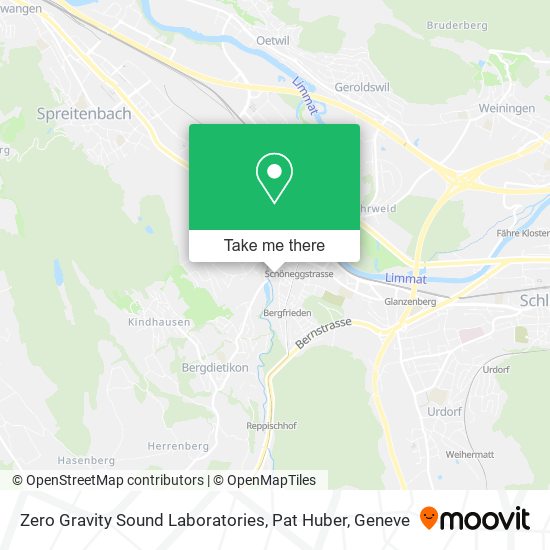 Zero Gravity Sound Laboratories, Pat Huber map