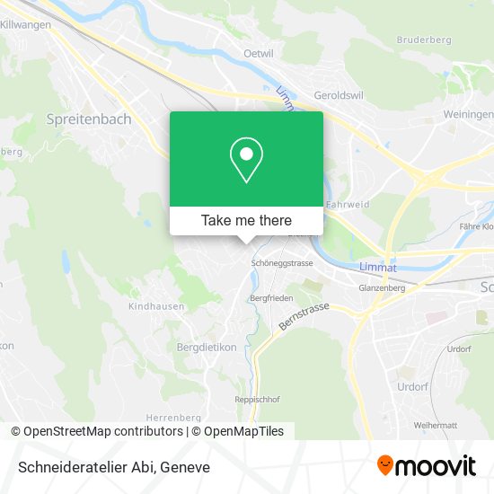 Schneideratelier Abi map