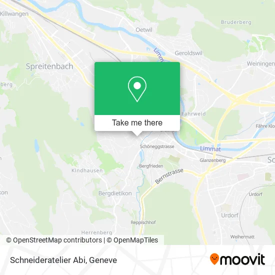 Schneideratelier Abi map