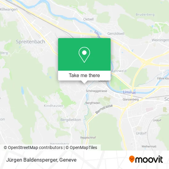 Jürgen Baldensperger map