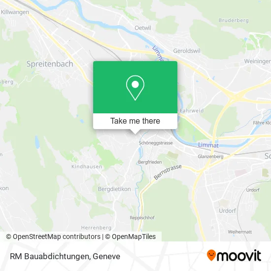 RM Bauabdichtungen map