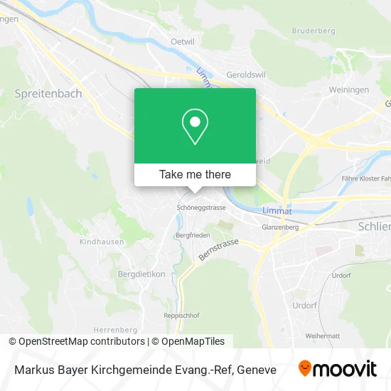 Markus Bayer Kirchgemeinde Evang.-Ref map