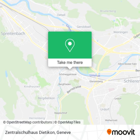 Zentralschulhaus Dietikon map