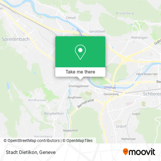 Stadt Dietikon map