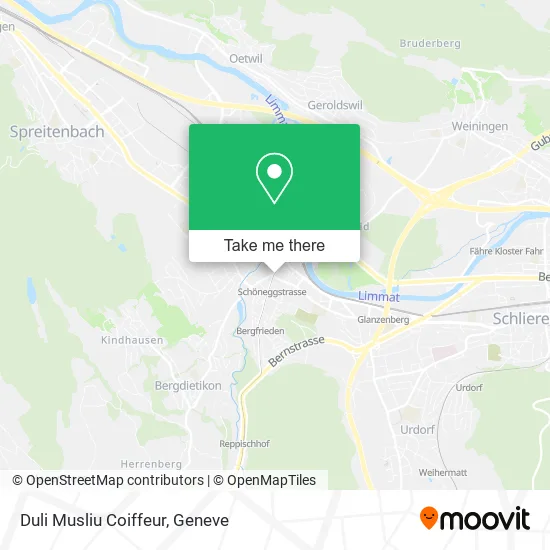 Duli Musliu Coiffeur map