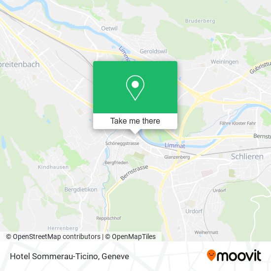 Hotel Sommerau-Ticino map