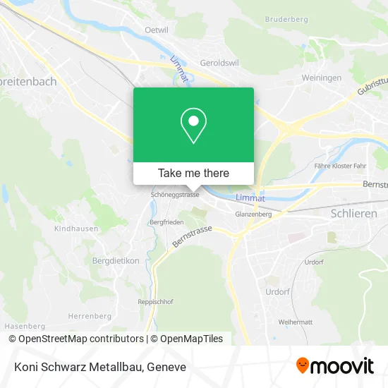 Koni Schwarz Metallbau map