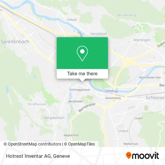 Hotrest Inventar AG map