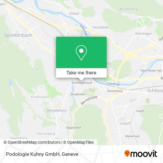Podologie Kuhny GmbH map
