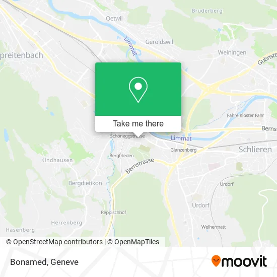 Bonamed map