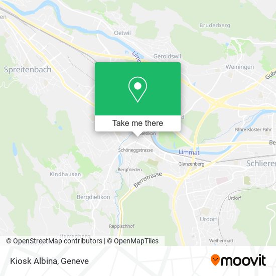 Kiosk Albina map