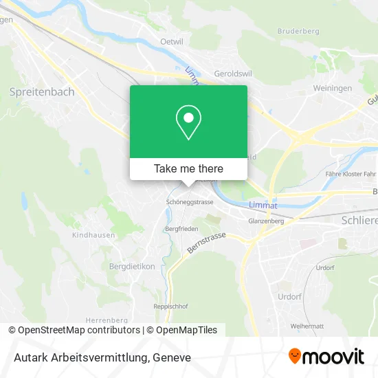 Autark Arbeitsvermittlung map