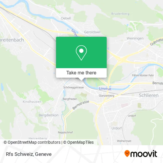 Rfs Schweiz map