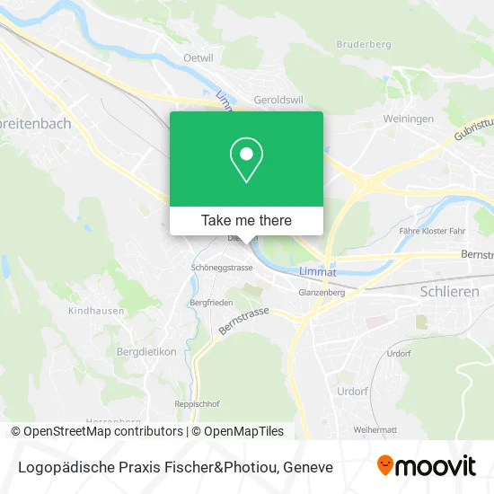 Logopädische Praxis Fischer&Photiou map