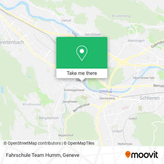 Fahrschule Team Humm map