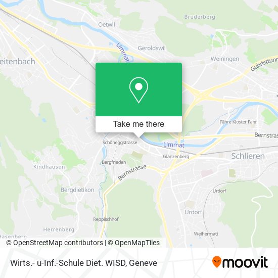 Wirts.- u-Inf.-Schule Diet. WISD map