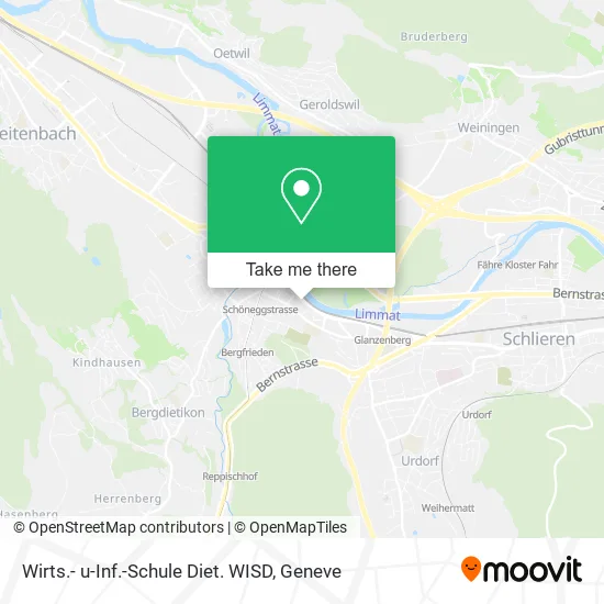 Wirts.- u-Inf.-Schule Diet. WISD map