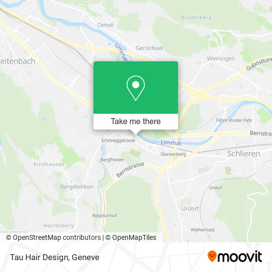 Tau Hair Design map