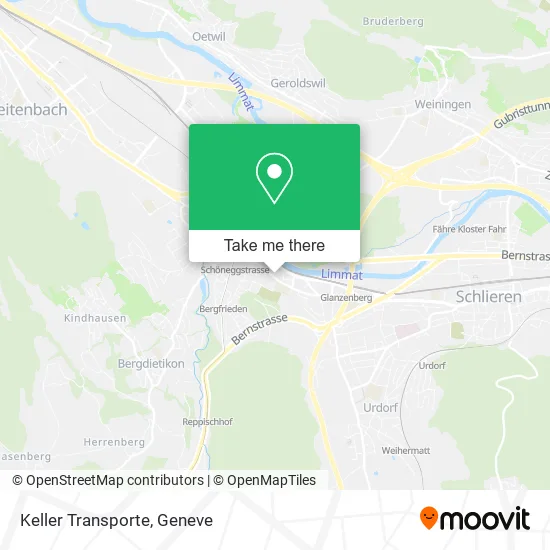 Keller Transporte map