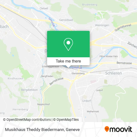 Musikhaus Theddy Biedermann map