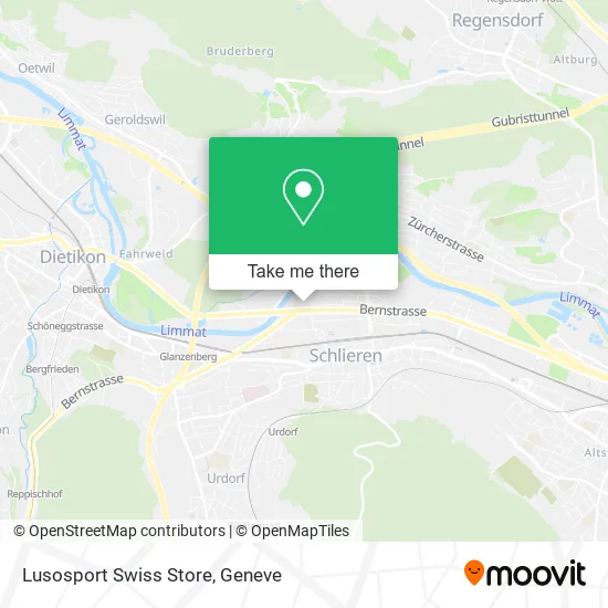 Lusosport Swiss Store map