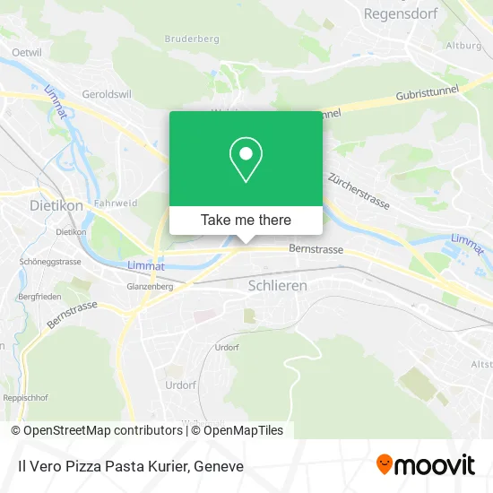 Il Vero Pizza Pasta Kurier map