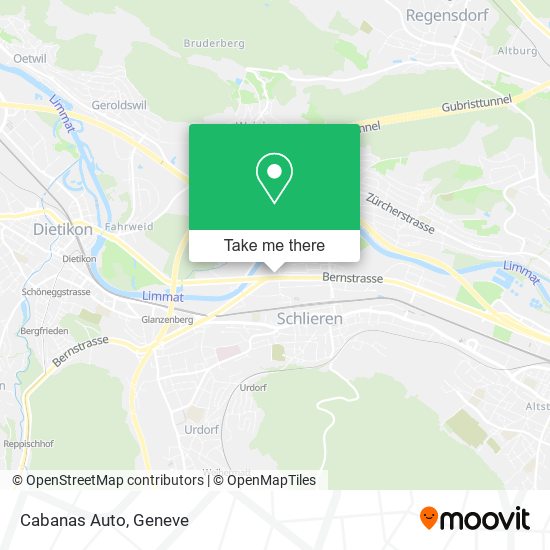 Cabanas Auto map