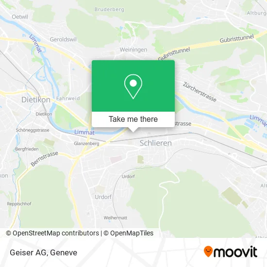 Geiser AG map
