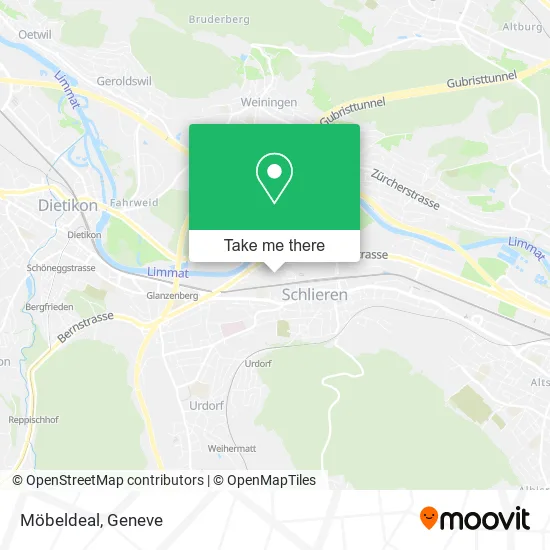Möbeldeal map