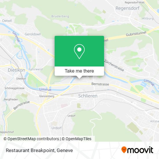 Restaurant Breakpoint map