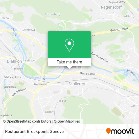 Restaurant Breakpoint map