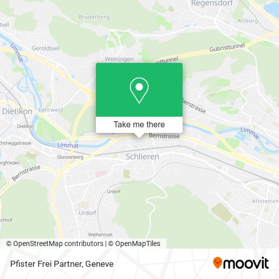 Pfister Frei Partner map