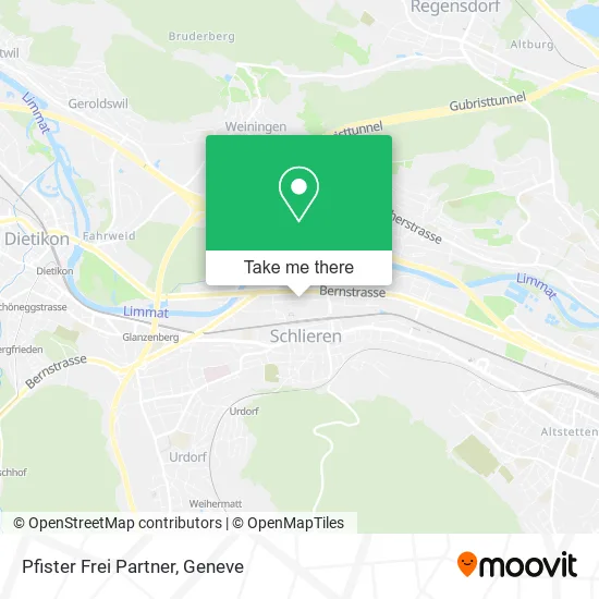 Pfister Frei Partner map