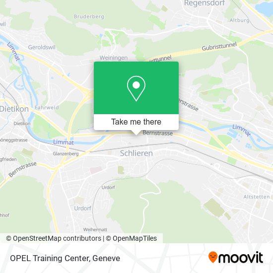 OPEL Training Center map