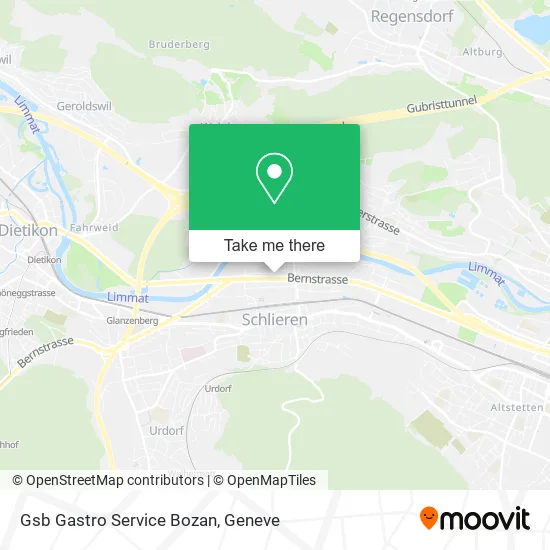 Gsb Gastro Service Bozan map