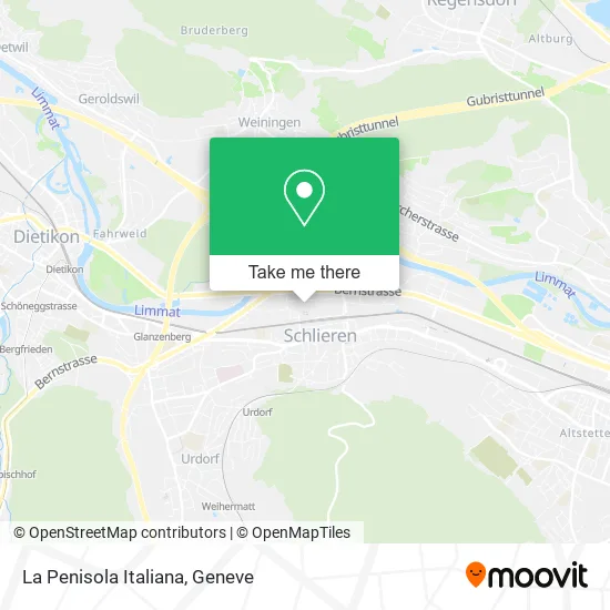 La Penisola Italiana map