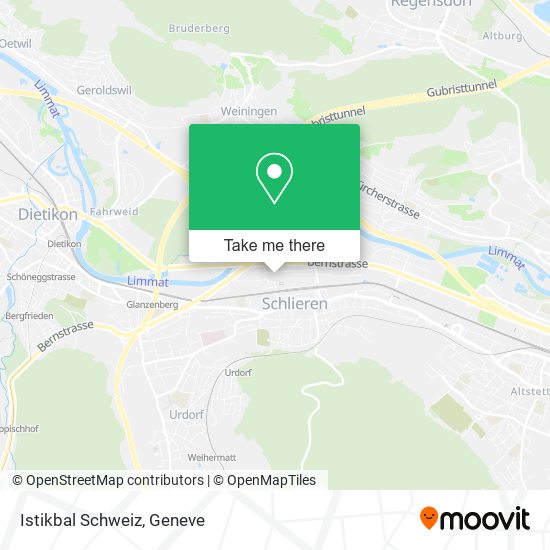 Istikbal Schweiz map