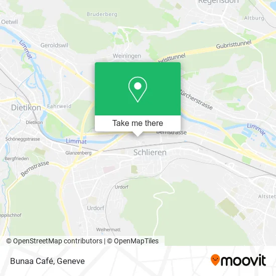 Bunaa Café map