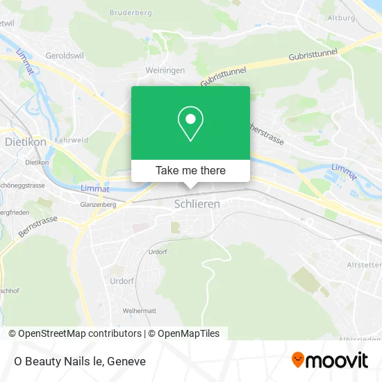 O Beauty Nails le map