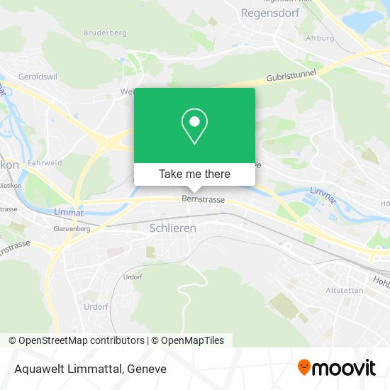 Aquawelt Limmattal map